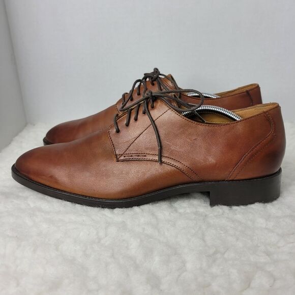 Cole Haan Hawthorne Plain Oxford Grand Men's Derby Shoes Size 11.5 British Tan - Picture 4 of 10